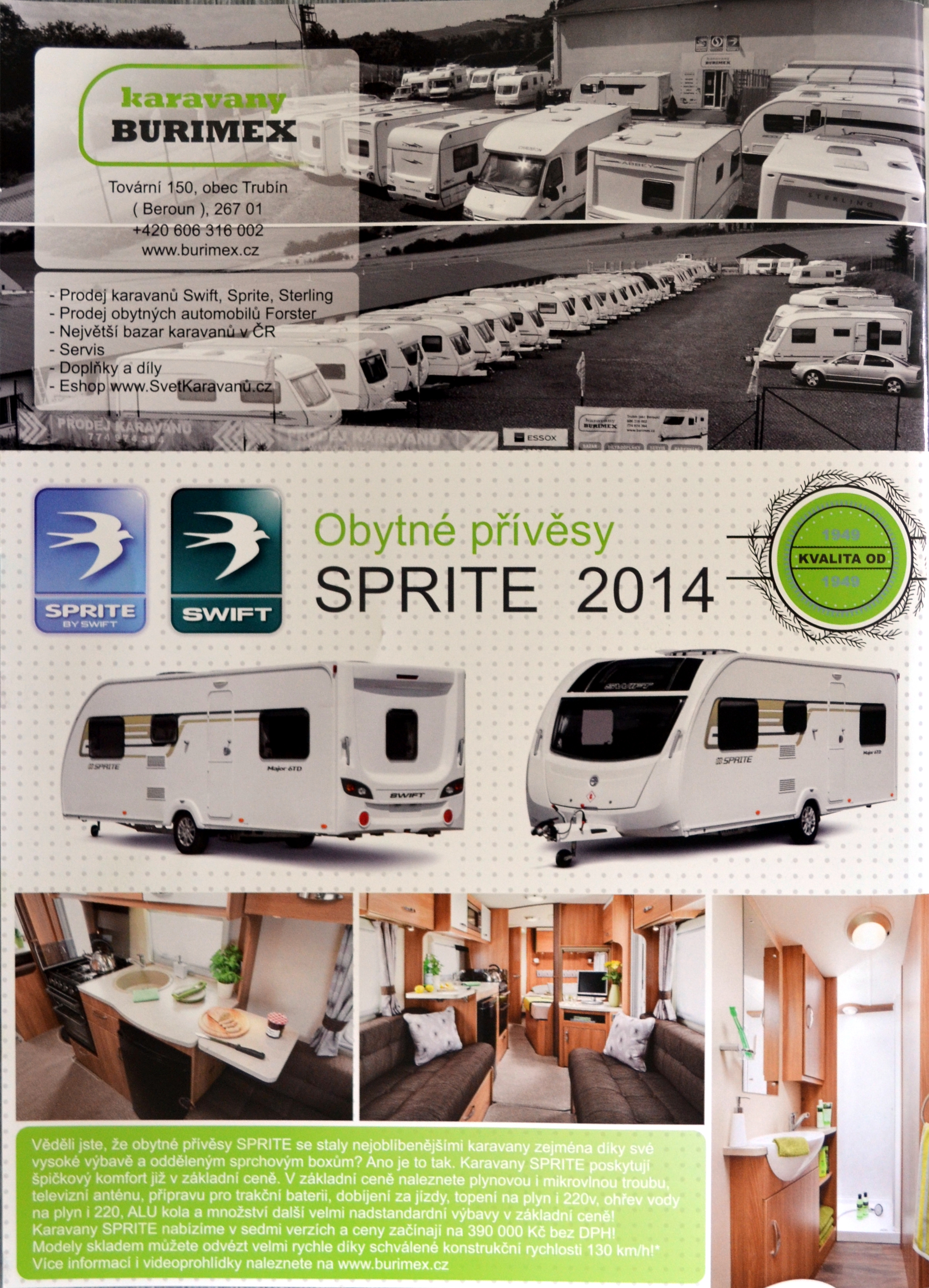 Reklama v Camping Cars and Caravans – Červenec